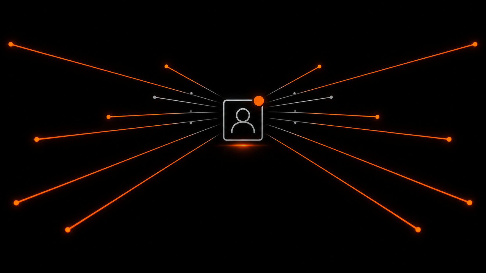 An artist profile card carrying a single badge marker, with the recommendation pathways nearest the badge fading out while the rest run on — Spotify's AI Persona badge and what it costs